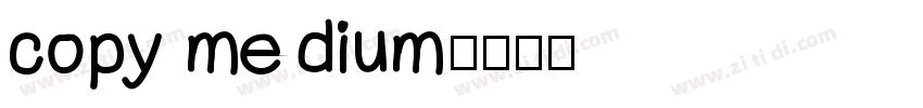 copy medium字体转换